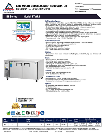 Spec Sheet