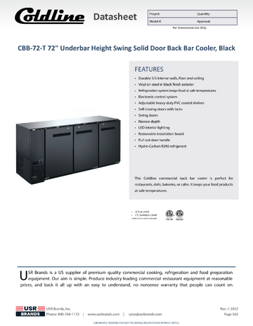 Spec Sheet