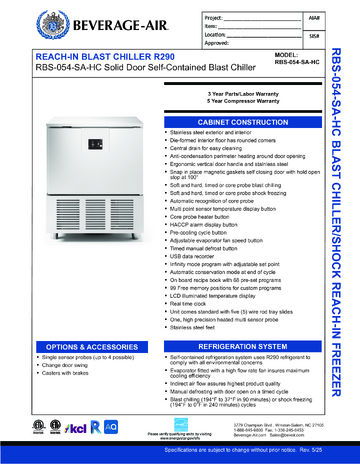 Spec Sheet
