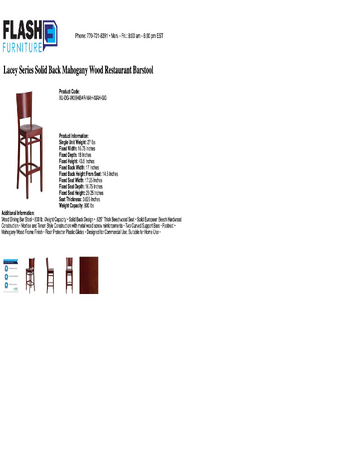 Spec Sheet
