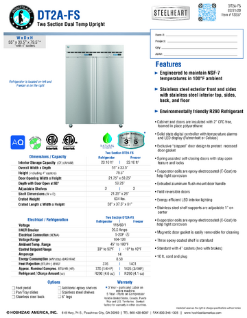 Spec Sheet