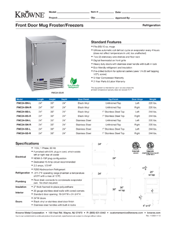 Spec Sheet