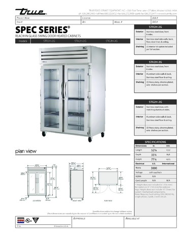 Spec Sheet