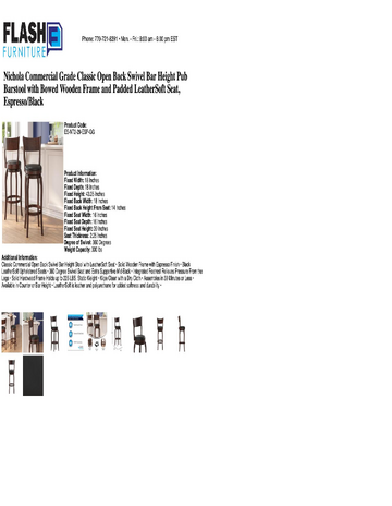 Spec Sheet
