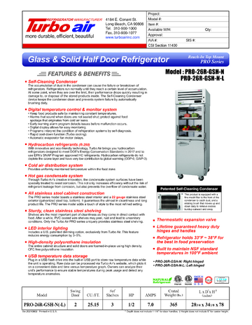 Spec Sheet