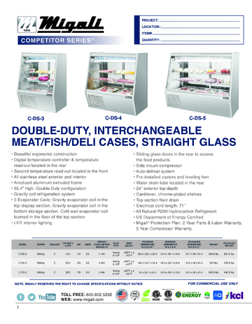 Spec Sheet