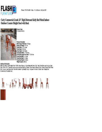 Spec Sheet