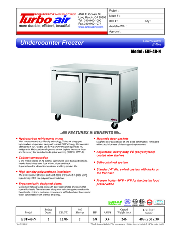 Spec Sheet