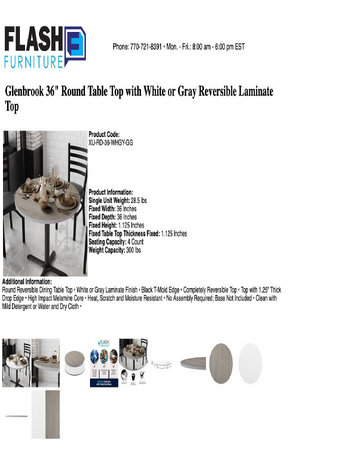 Spec Sheet