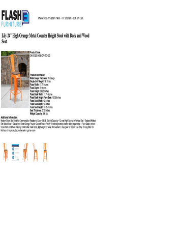 Spec Sheet