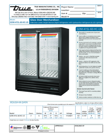 Spec Sheet