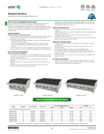Spec Sheet