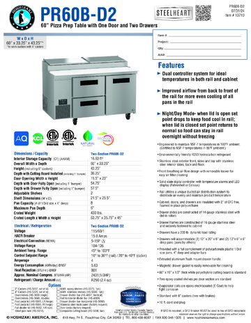 Spec Sheet