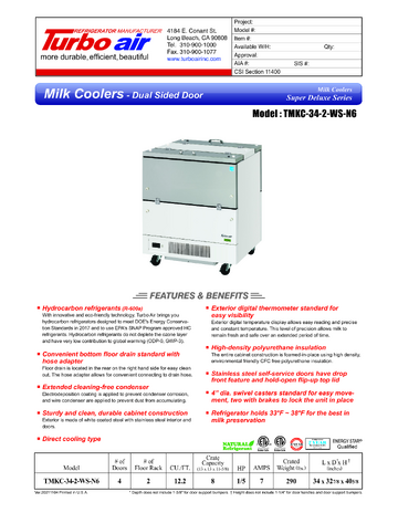 Spec Sheet