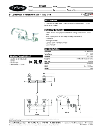 Spec Sheet