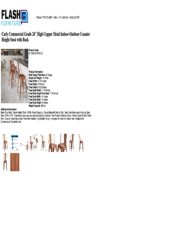 Spec Sheet