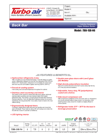 Spec Sheet