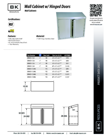 Spec Sheet