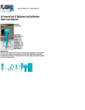Spec Sheet
