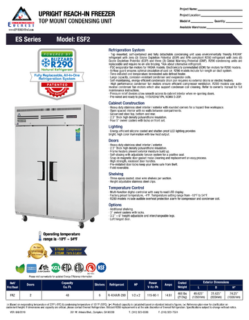 Spec Sheet