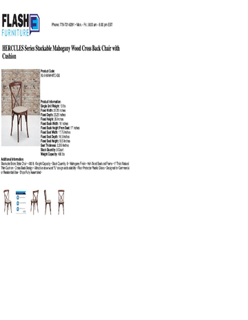 Spec Sheet