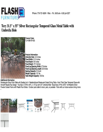 Spec Sheet