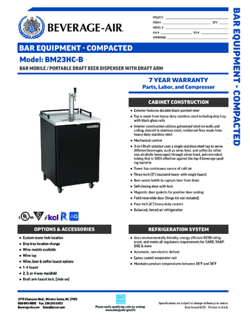 Spec Sheet
