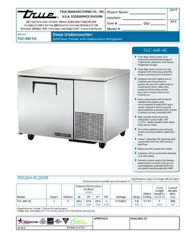 Spec Sheet