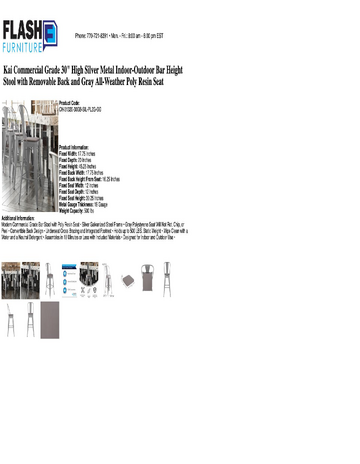 Spec Sheet