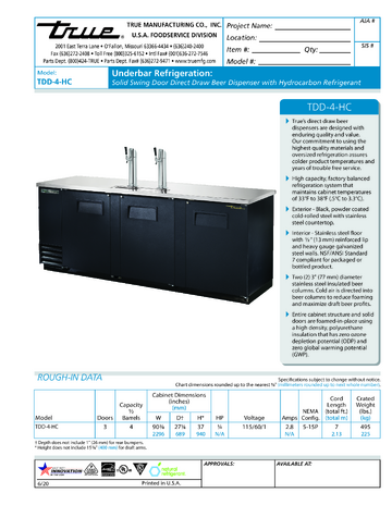 Spec Sheet