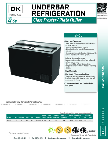 Spec Sheet
