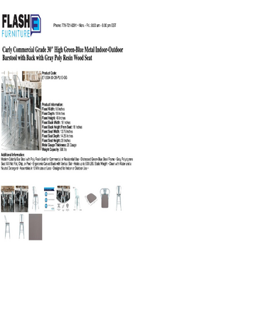 Spec Sheet