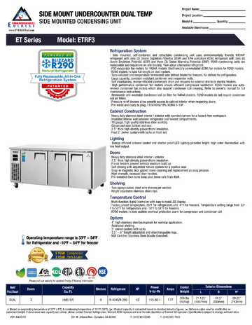 Spec Sheet