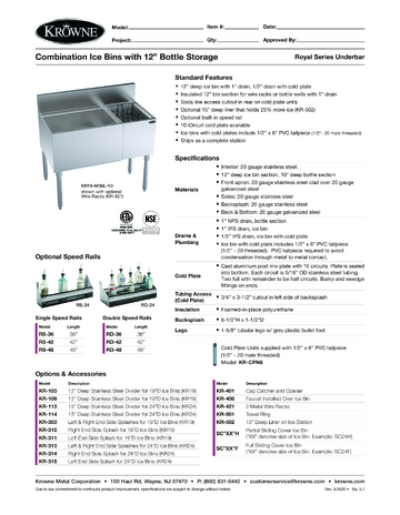 Spec Sheet