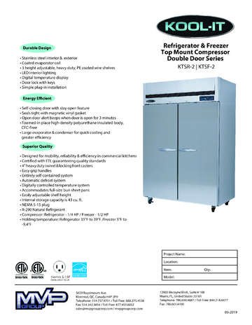 Spec Sheet