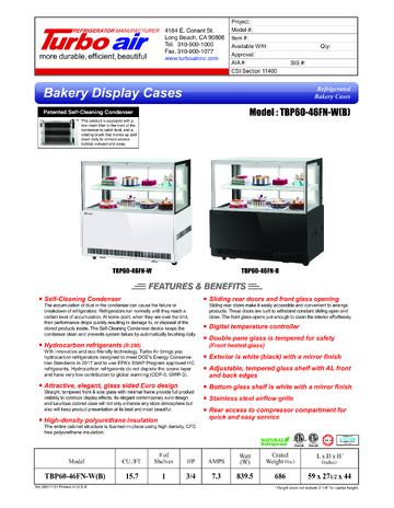 Spec Sheet