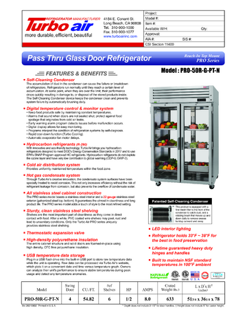Spec Sheet