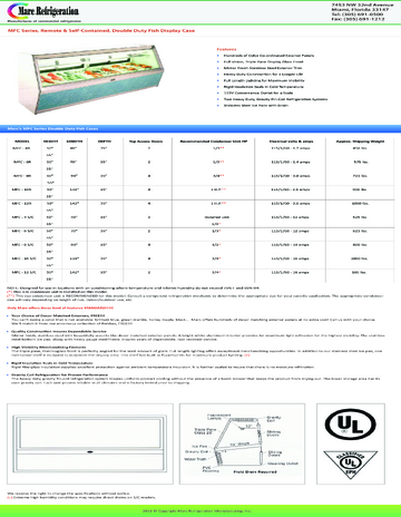 Spec Sheet