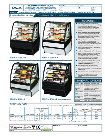 Spec Sheet