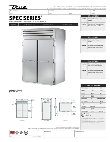 Spec Sheet