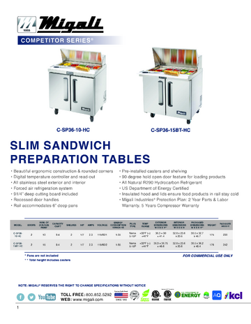 Spec Sheet