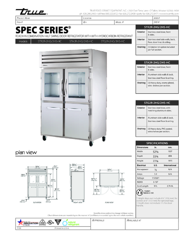 Spec Sheet