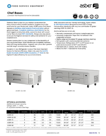 Spec Sheet