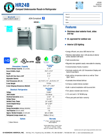 Spec Sheet