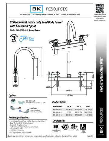 Spec Sheet