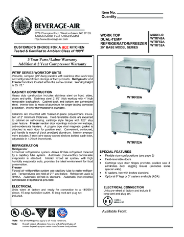 Spec Sheet