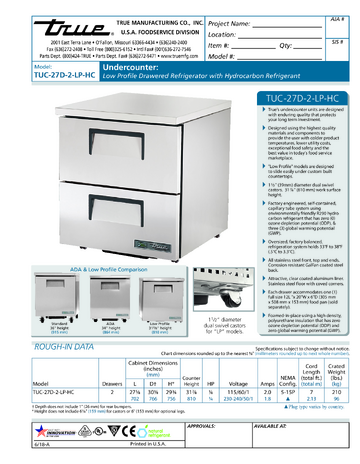 Spec Sheet