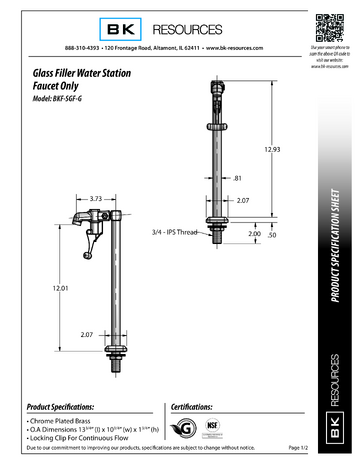 Spec Sheet