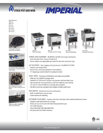 Spec Sheet