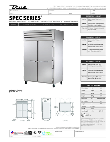 Spec Sheet